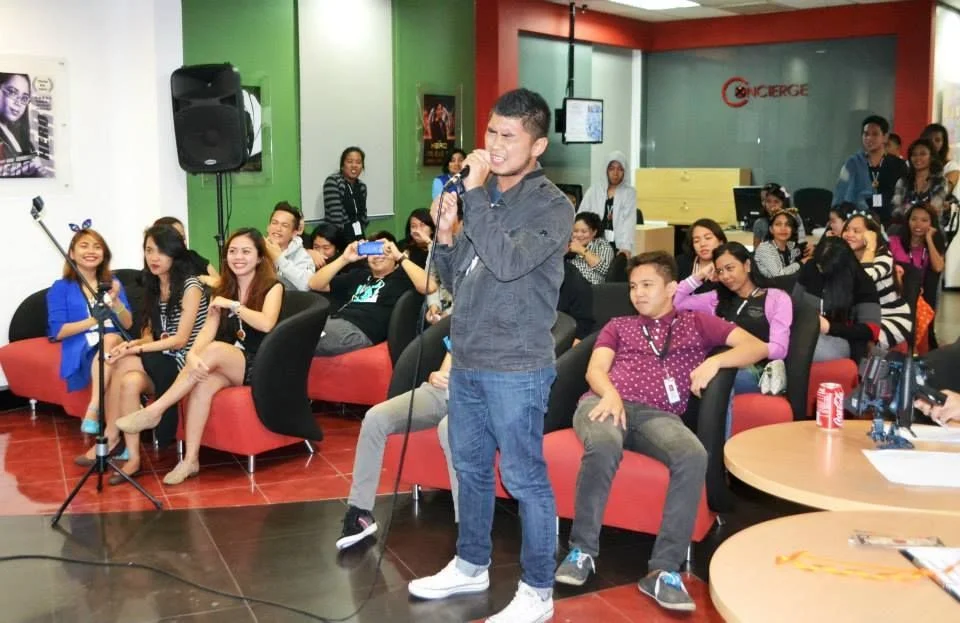 Karaoke at the ePerformax office