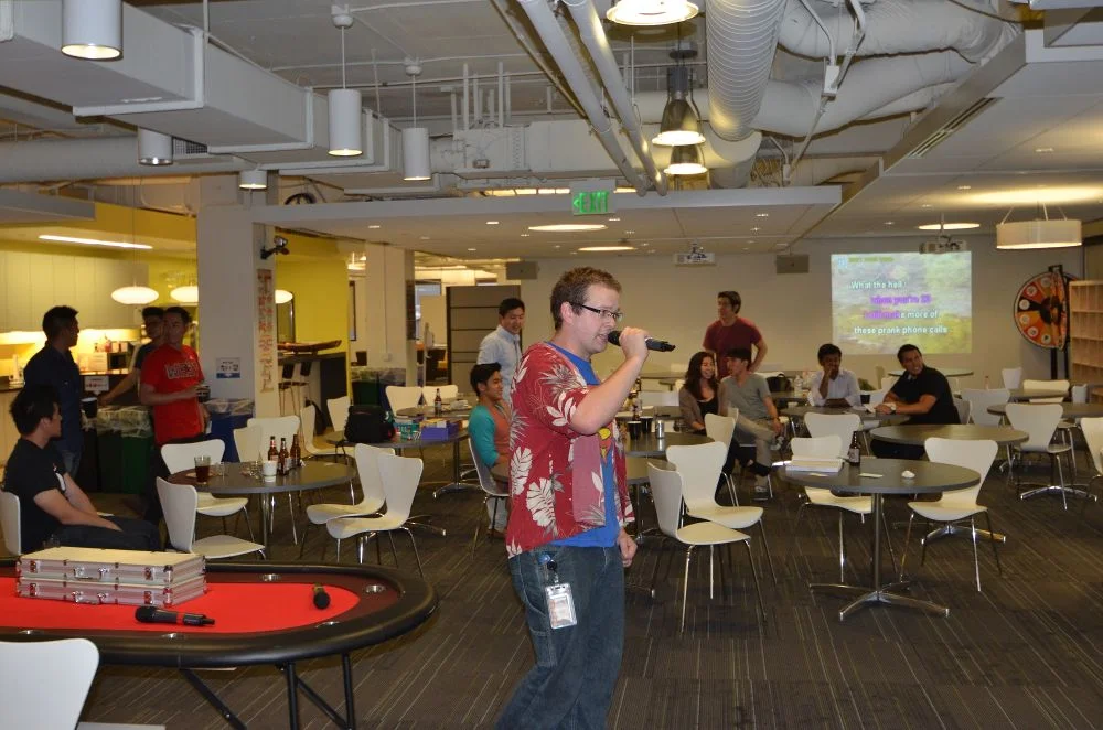 Karaoke at the Kabam office