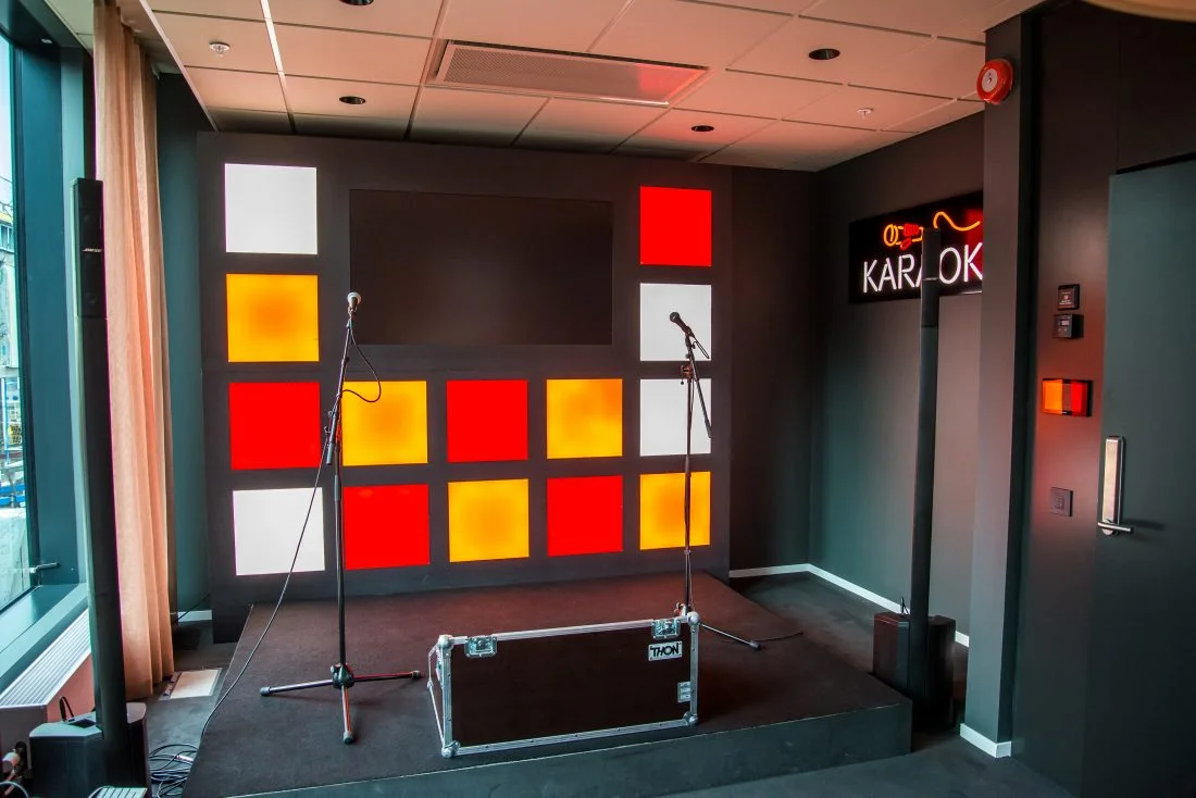 Karaoke at the Spotify office